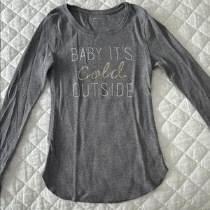 Old Navy Gray Long Sleeve Shirt